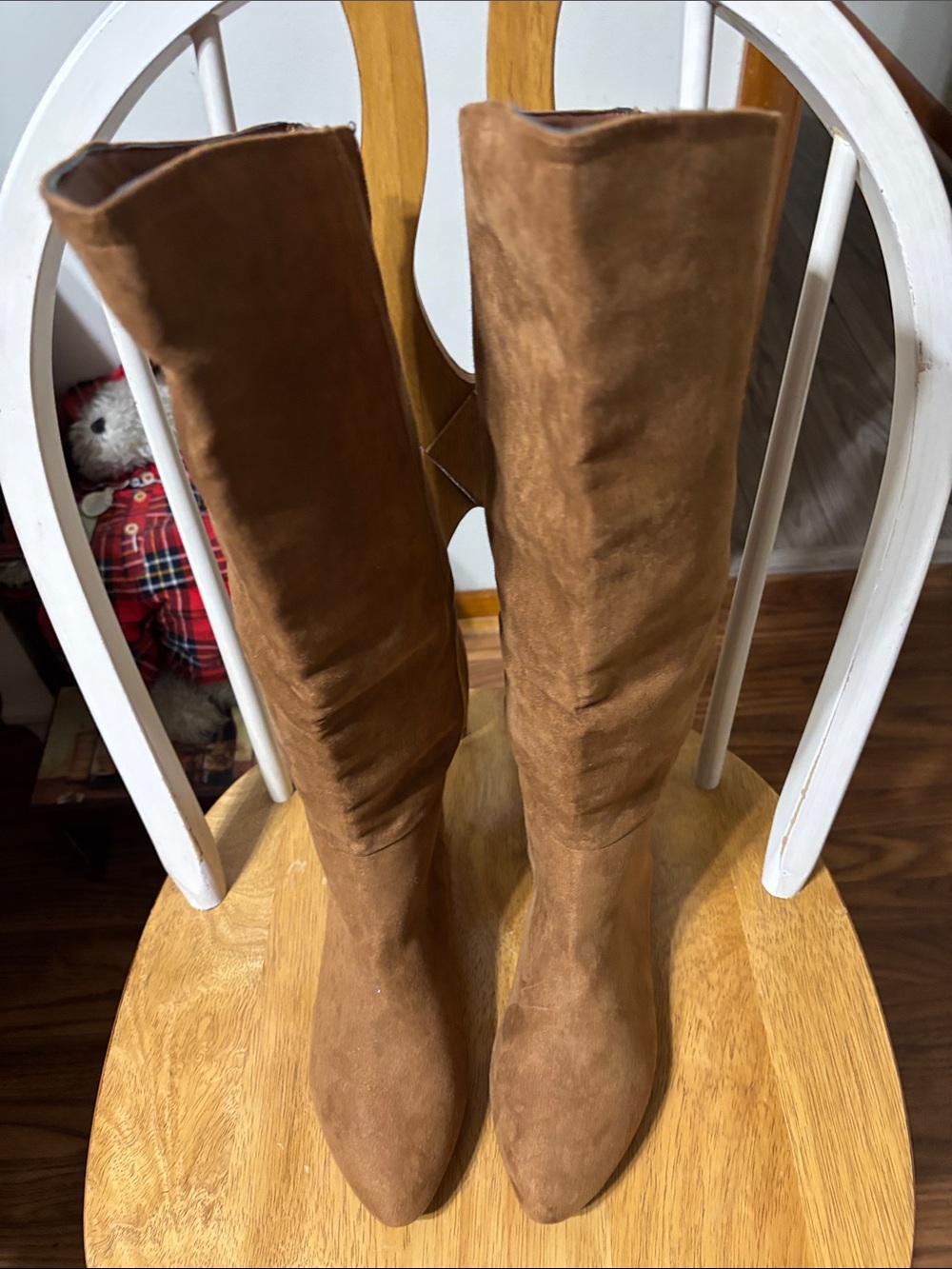 Kohl's Women's Over-the-Knee Tan Suede Boots